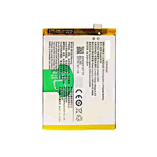 Battery Vivo Y81/Y85 B-E5 3.85V 3180mAh 12.24Wh Li-Polymer